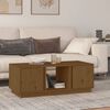 vidaXL Coffee Table Honey Brown 110x50x40 cm Solid Wood Pine
