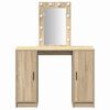 vidaXL Dressing Table Brown 102 x 33 x 135 cm Engineered Wood