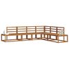 vidaXL Outdoor Sofa Set 6 Piece Natural Solid Acacia Wood