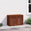 vidaXL Air Conditioner Cover Rusty 90 x 40 x 60 cm Weathering Steel