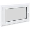 vidaXL Basement Window "RISOR" 100x60 cm Tilt&Turn DIN Left White