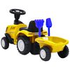 vidaXL Kids Tractor New Holland Yellow