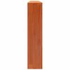 vidaXL Radiator Cover Wax Brown 79.5x19x84 cm Solid Wood Pine