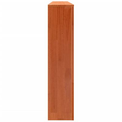 vidaXL Radiator Cover Wax Brown 79.5x19x84 cm Solid Wood Pine