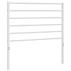 vidaXL Metal Replace Headboard White 100 cm
