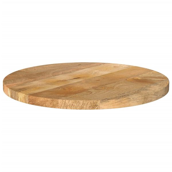 vidaXL Table Top &Oslash; 60x2.5 cm Round Solid Wood Mango