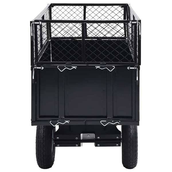 vidaXL Tipping Trailer for Lawn Mower 150 kg Load