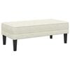 vidaXL Bench Cream 113 x 57 x 39 cm Velvet