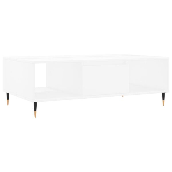 vidaXL Coffee Table White 104x60x35 cm Engineered Wood