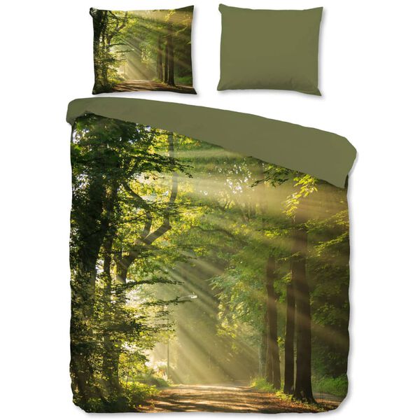 Good Morning Duvet Cover WOODS 200x200/220 cm Green