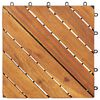 vidaXL Decking Tiles 10 pcs 30x30 cm Solid Acacia Wood