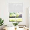 vidaXL Pleated Blind White 95x150 cm Fabric Width 94.4 cm Polyester