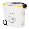 Curver Pet Food Container Dinner is Served Dog with Wheels 35L