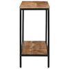 vidaXL Console Table 100x35x70 cm Solid Rough Wood Mango