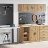 vidaXL Garage Cabinets 2 pcs Artisan Oak Engineered Wood