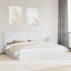 vidaXL Storage Bed with Headboard White 200 x 200 cm Engineered Wood