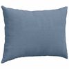 vidaXL Sofa Pillows 2 pcs Blue 70 x 50 cm Corduroy Fabric