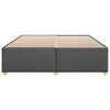 vidaXL Bed Frame without Mattress Dark Grey Super King Fabric