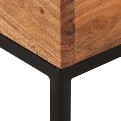 vidaXL Side Table 30x30x33 cm Solid Acacia Wood
