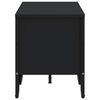 vidaXL TV Cabinet Black 122x34x41 cm Engineered Wood
