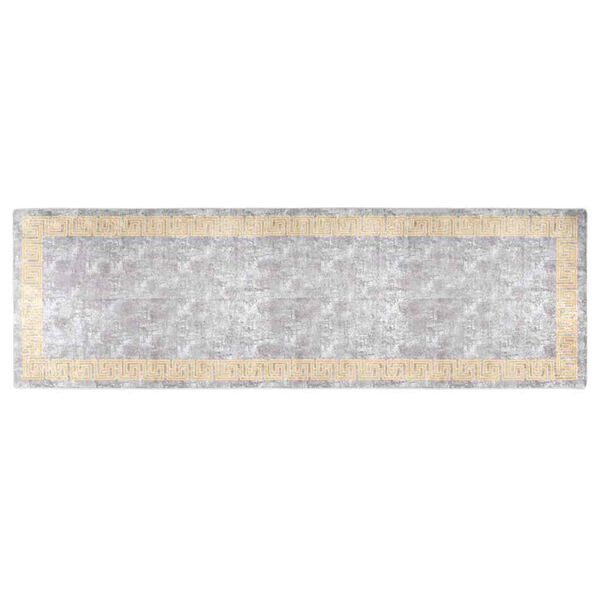 vidaXL Rug Washable 80x300 cm Grey