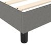 vidaXL Box Spring Bed Frame Dark Grey Single Fabric (UK/IE/FI/NO only)