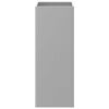 vidaXL Planter Silver 32x29x75 cm Galvanised Steel