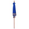 vidaXL Balinese Parasol Blue 215 x 215 x 260 cm Cotton and Wood