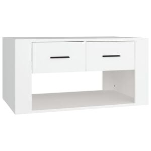 vidaXL Coffee Table White 80x50x40 cm Engineered Wood