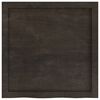 vidaXL Bathroom Countertop Dark Brown 60x60x(2-6) cm Treated Solid Wood