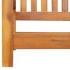 vidaXL Garden Swing Bench Brown 119 x 35 x 47cm Solid Acacia wood