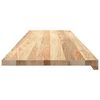 vidaXL Window Sills 2 pcs Untreated 140x40x2 cm Solid Wood Oak
