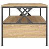vidaXL Coffee Table Sonoma Oak 100x51x45 cm Engineered Wood