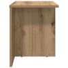 vidaXL End Table Artisan Oak 37 x 32 x 40 cm Engineered Wood