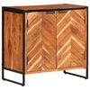 vidaXL Shoe Cabinet 67x38x65 cm Solid Wood Acacia