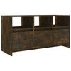 vidaXL TV Cabinet Smoked Oak 102x37,5x52,5 cm Engineered Wood