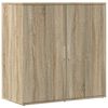 vidaXL Sideboard Sonoma Oak 79x38x80 cm Engineered Wood