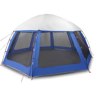 vidaXL Pool Tent with Removable Fly & Mesh Walls Azure Blue 510x510 cm