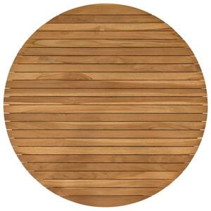 vidaXL Table Top &Oslash; 90 x 3.5 Round Solid Teak Wood Natural