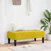 vidaXL Bench Yellow 113 x 57 x 39 cm Velvet