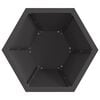 vidaXL Fire Pit Black 50 x 50 x 40 cm Steel