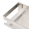 vidaXL Shower Shelf 30x10x6 cm Brushed 304 Stainless Steel