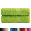 vidaXL Premium Shower Towels SOLUND 2 pcs Apple Green 70x140 cm 600 gsm