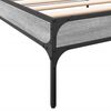 vidaXL Bed Frame without Mattress Grey Sonoma 90x200 cm
