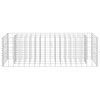 vidaXL Gabion Raised Bed Galvanised Steel 90x30x30 cm