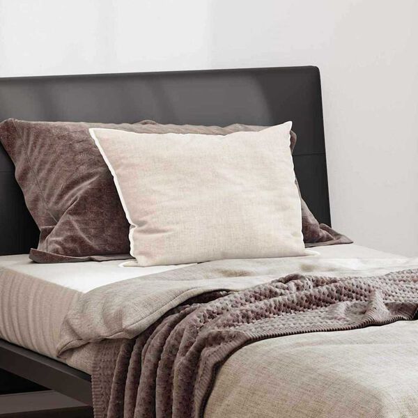 vidaXL Pillow with Pillow White 60 x 40 x 20 cm Polyester