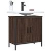 vidaXL Bathroom Sink Cabinet Brown Oak 60x30x60 cm Engineered Wood