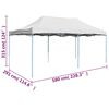 vidaXL Professional Folding Party Tent 3x6 m Steel White