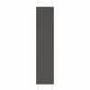 vidaXL Pleated Blind Black 45x200 cm Fabric Width 44.4 cm Polyester