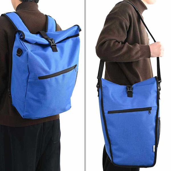 vidaXL Bicycle Bag Blue 33 x 16 x 60 cm Polyester